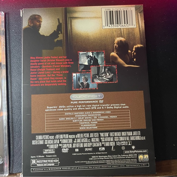 DVD - “Panic Room” with Jodie Foster and Kristen Stewart - Picture 2 of 3